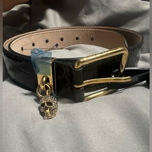 Alexander McQueen skull belt